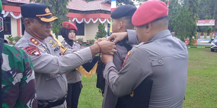 Ratusan Personil Polres Barito Timur Siap Amankan Pilkada 2024