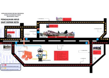 Mulai Besok, Arus Lalu Lintas Jalan Protokol Tamiang Layang Dialihkan. Ini Alasannya!