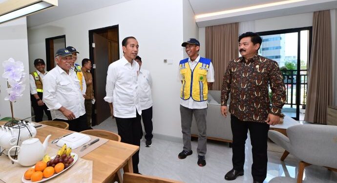 Presiden Jokowi Tinjau Tower Hunian ASN di Ibu Kota Nusantara, Dukung Pengelolaan Berbasis Digital
