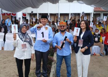Pasangan YA Raih Nomor Urut 1, Optimis Menang Menuju Barito Timur Segah