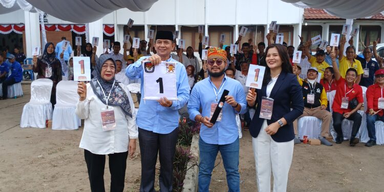 Pasangan YA Raih Nomor Urut 1, Optimis Menang Menuju Barito Timur Segah