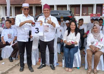 Dapat Nomor Urut 3, Pasangan Arah Usung Simbol Persatuan untuk Barito Timur Bahagia
