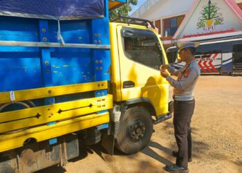 Satlantas Polres Barito Timur Gelar Operasi Gabungan Penertiban Pajak Kendaraan Bermotor