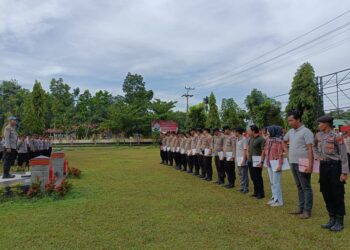 Polres Barito Timur Gelar Apel Siaga Jelang Pilkada 2024