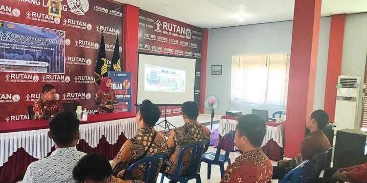 Rutan Kelas IIB Tamiang Layang Gelar Sosialisasi Anti-Gratifikasi dan Pungutan Liar