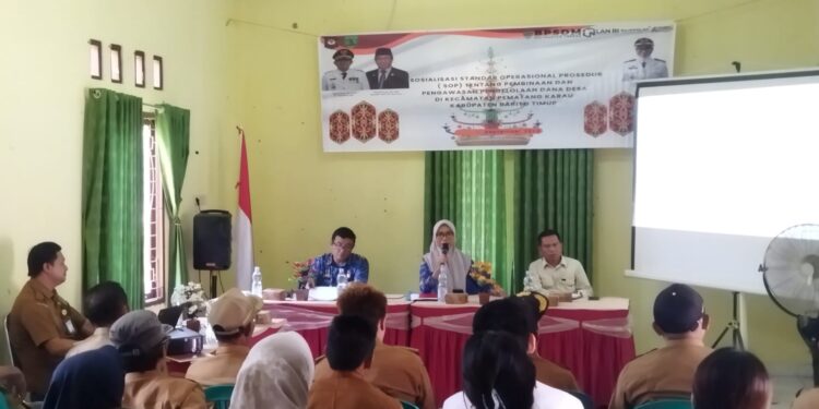 Setia Murni : Sosialisasi SOP Pengelolaan Dana Desa untuk Cegah Penyimpangan