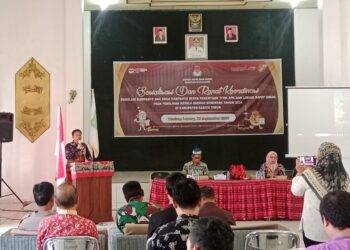 KPU Barito Timur Gelar Sosialisasi Regulasi Kampanye dan Penentuan Titik Alat Peraga Kampanye Pilkada 2024