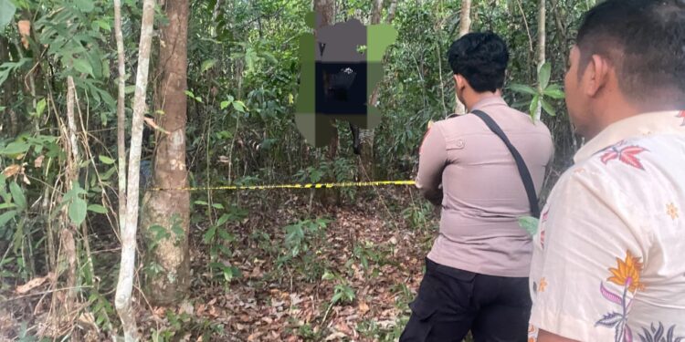 Muhammad Nor Ditemukan Tewas Gantung Diri di Kebun Karet
