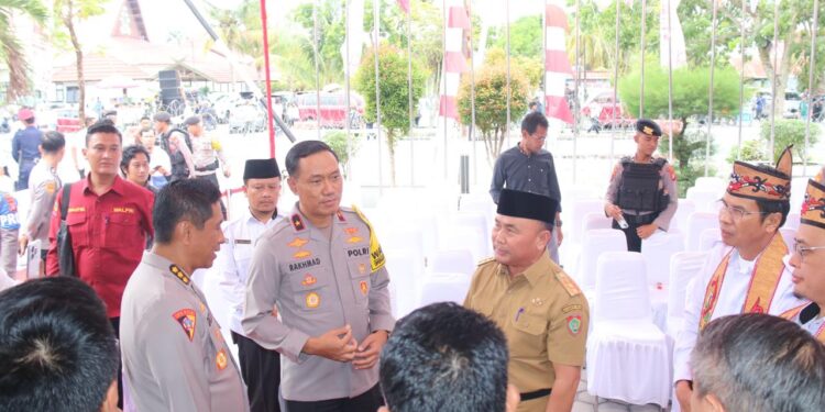 Wakapolda Kalteng Cek Kesiapan Pengamanan Pengundian Nomor Urut Cagub dan Cawagub Pilkada 2024