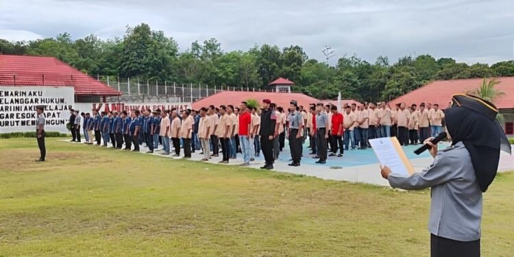 Pilot Project Rutan Bebas dari Narkoba: Pegawai dan Warga Binaan Rutan Tamiang Layang Ucapkan Ikrar Bersama