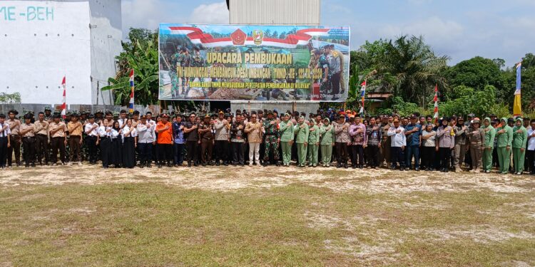 TMMD Ke-122 Kodim 1012/Buntok Resmi Dibuka, Fokus pada Pembangunan Infrastruktur dan Peningkatan Kesejahteraan Masyarakat di Barito Timur