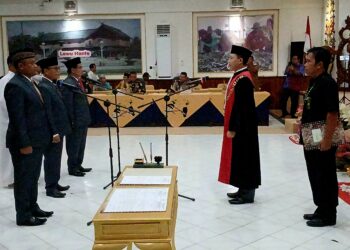 Resmi Dilantik, Nursulistio Kembali Pimpin DPRD Barito Timur 2024-2029