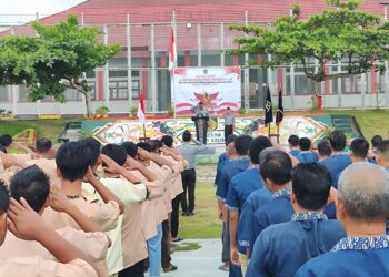 Upacara Hari Kesaktian Pancasila di Rutan Tamiang Layang, Wujudkan Semangat Nasionalisme