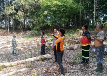 Polsek Dusun Timur Gelar Patroli Pencegahan Karhutla