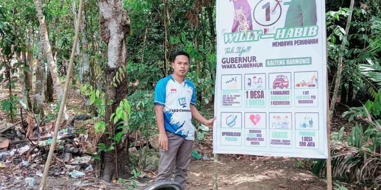 Willy – Habib Raih Dukungan Kuat di Perbatasan Kalteng-Kalsel, Optimis Menang Telak