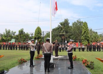 Polres Barito Timur Gelar Upacara Hari Sumpah Pemuda ke-96 : Tingkatkan Semangat Persatuan