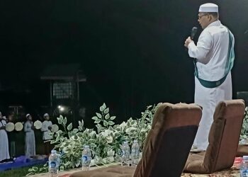 Ribuan Warga Bartim Hadiri Gema Sholawat Bersama Habib Ismail Bin Yahya