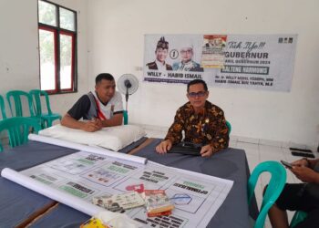 Tim Pemenangan Willy-Habib di Barito Timur Mantapkan Kesiapan Saksi TPS