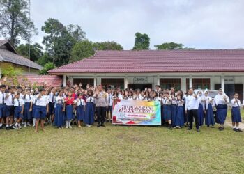 Polres Bartim Sosialisasi Bahaya Narkoba di SMPN Jaweten