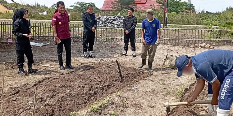 Kadivpas Kanwil Kemenkumham Kalteng Tinjau Lahan Garapan WBP