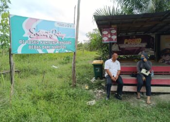 Satresnarkoba Polres Barito Timur Sosialisasikan Kampung Bebas Narkoba di Desa Haringen