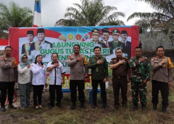 Polres Barito Timur Luncurkan Gugus Tugas Polri Mendukung Ketahanan Pangan