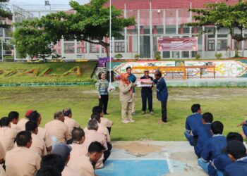 Warga Binaan Rutan Tamiang Layang Ikuti Sosialisasi Pilkada