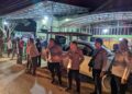 Polsek Dusun Tengah Amankan Kampanye Paslon Pilbup Bartim di Hari Terakhir