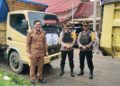 Polsek Dusun Tengah Kawal Ketat Distribusi Logistik Pilkada 2024