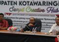 Ketua Fraksi Gerindra DPRD Barito Timur Koordinasi ke Diskominfo Kotim Bahas Internet Desa