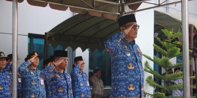 Pemkab Barito Timur Gelar Upacara Peringatan HUT Korpri, PGRI, HGN, dan HKN 2024