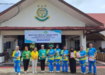 Senam Sehat Bersama IAD dan GOW Bartim : Pererat Silaturahmi dan Dorong Gaya Hidup Sehat