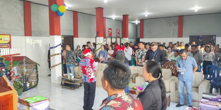 Suasana Hangat dan Penuh Sukacita Warnai Perayaan Natal di Rutan Tamiang Layang