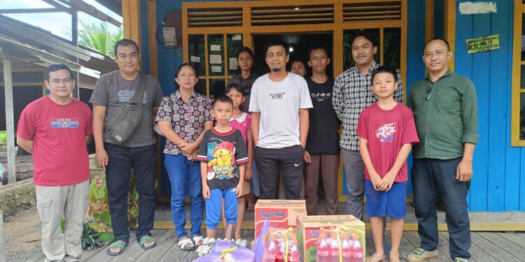 PWI Barito Timur Sambut Natal dengan Berbagi di Panti Asuhan Rumah Kasih