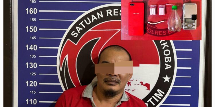 Satresnarkoba Polres Bartim Gerebek Rumah Kurir Sabu di Ampah