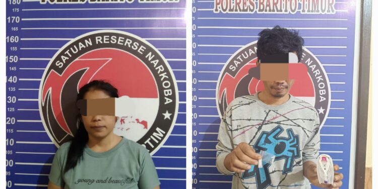 Pasangan Pengedar Sabu Ditangkap Polisi Ketika Hendak Transaksi