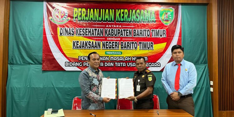 Kejari dan Dinas Kesehatan Barito Timur Perkuat Sinergi Penanganan Hukum Bidang PTUN