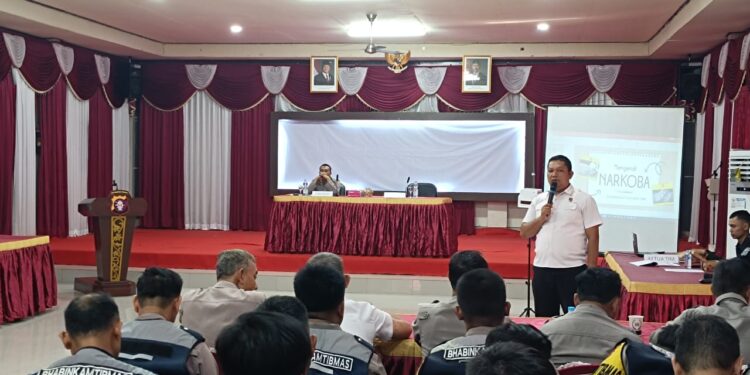 Satresnarkoba Polres Bartim Perkuat Peran Bhabinkamtibmas dalam Perangi Narkoba