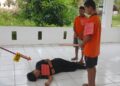 Dendam Berujung Maut, Polres Bartim Rekonstruksi Pembunuhan Sadis di Pasar Temanggoeng Djaja Karti