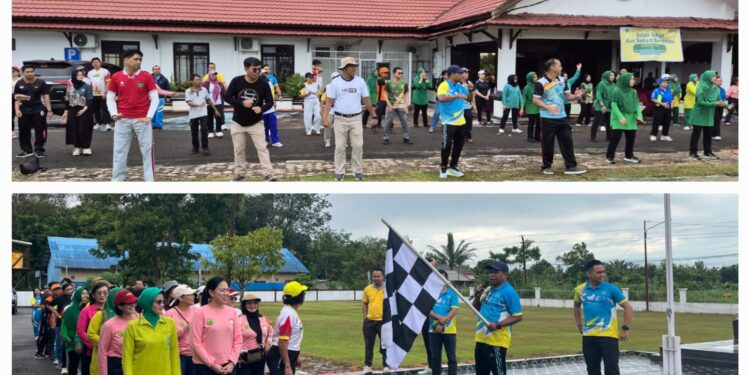 Kejari Barito Timur Inisiasi Giat Kebugaran dan Silahturahmi Lintas lnstansi