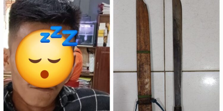 Terekam CCTV, Pelajar di Bartim Diteror Pemuda Bersajam