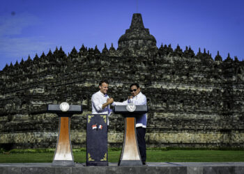 Indonesia – Prancis Luncurkan Kemitraan Strategis Kebudayaan di Candi Borobudur