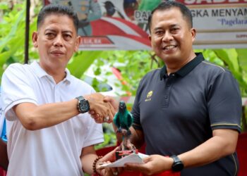 Lomba Burung Berkicau Warnai HUT ke-79 Bhayangkara di Barito Timur
