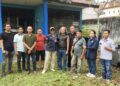 PWI Barito Timur Gotong Royong Bersihkan  Sekretariat dan Tingkatkan Sarana