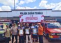 Polsek Dusun Tengah Gelar Lomba Kesiapsiagaan Karhutla Sambut Hari Bhayangkara ke-79