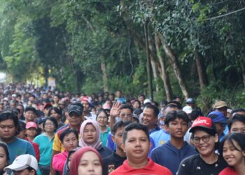 Jalan Sehat Hari Bhayangkara ke-79 Sukses Digelar Polres Bartim