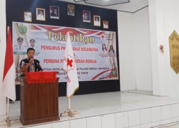 PMI Bartim Kukuhkan Pengurus Kecamatan dan Pembina PMR