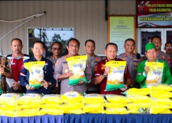 Pemkab dan Polres Murung Raya Salurkan 10 Ton Beras Lewat Gerakan Pangan Murah