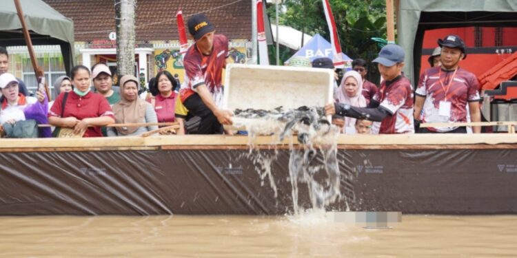 Tradisi Dayak Mangaruhi Meriahkan HUT ke-80 RI dan Hari Jadi ke-23 Murung Raya