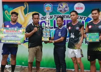 Sahara Sapu Bersih Juara Putra dan Putri di Turnamen Voli Bupati Cup Mura 2025